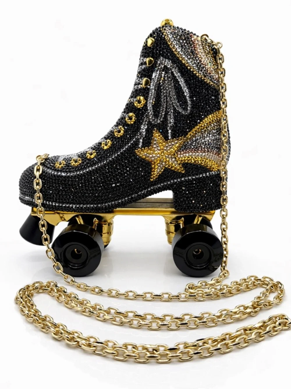 Judith Leiber Roller Skate Minaudière Clutch